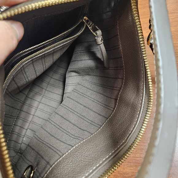 Auth Louis Vuitton Brown Audacieuse Empreinte Suede Leather MM - Picture 11 of 13